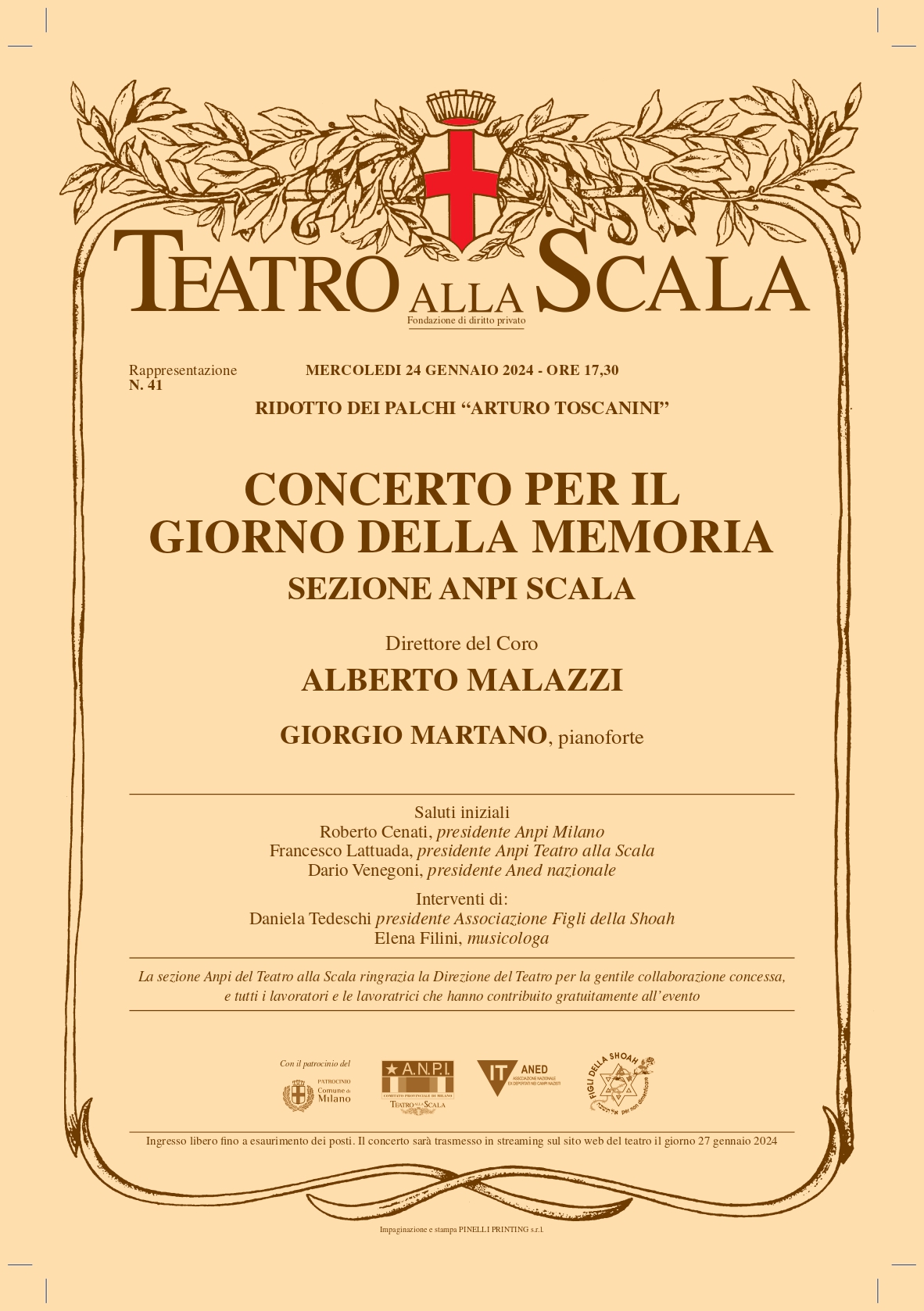 Concerto al Teatro alla Scala - Milano 